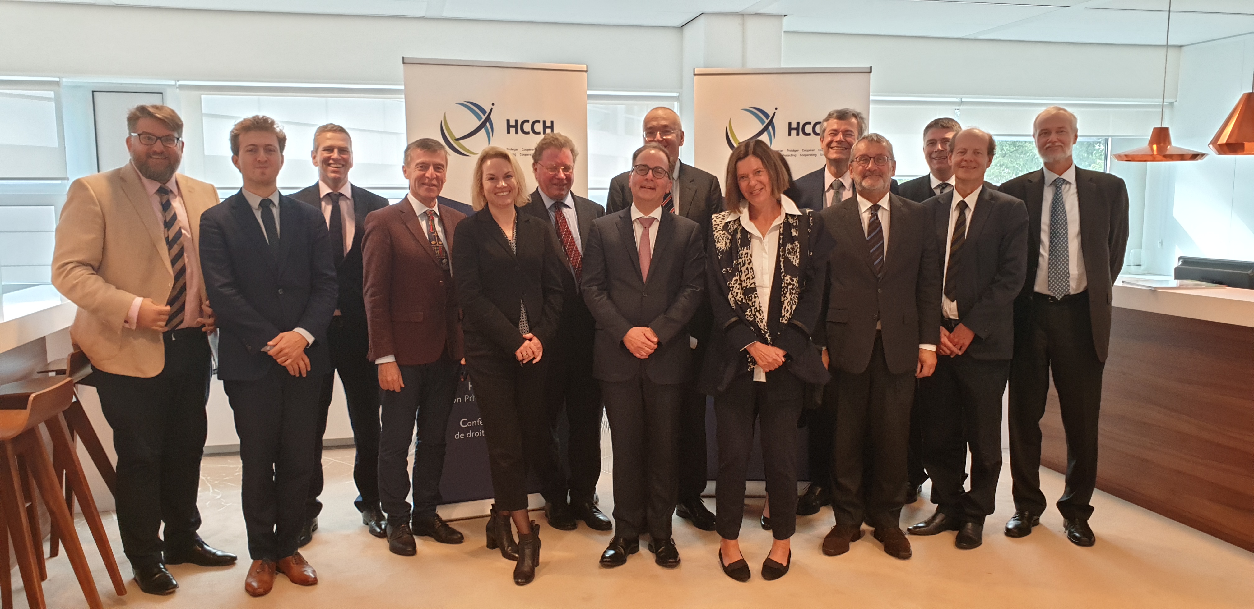 Gruppenbild: Delegation aus Den Haag