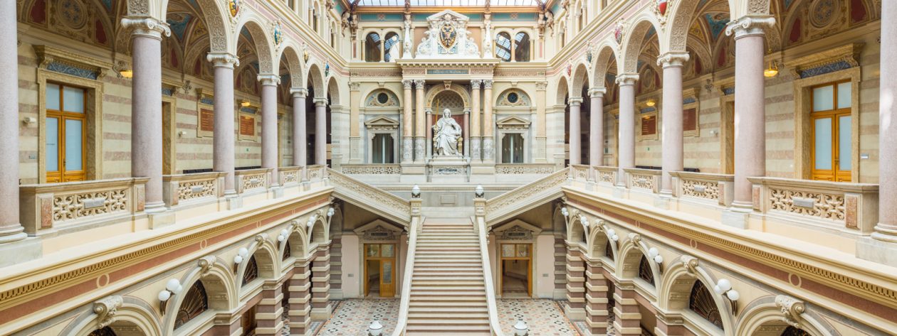 Justizpalast in Wien, Innenansicht