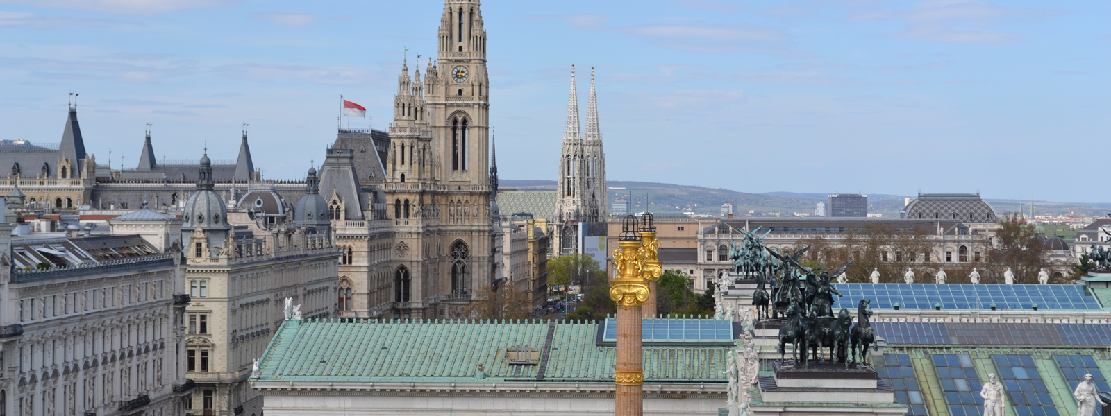 Foto: Blick Richtung Wiener Rathaus